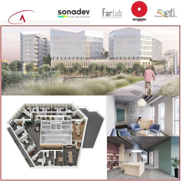 Aménagement des nouveaux bureaux SONADEV au sein de l’ilot Willy Brandt à Saint Nazaire