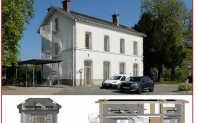 Réhabilitation de la maison de la gare en tiers-lieu pour la Ville de Sucé-sur-Erdre